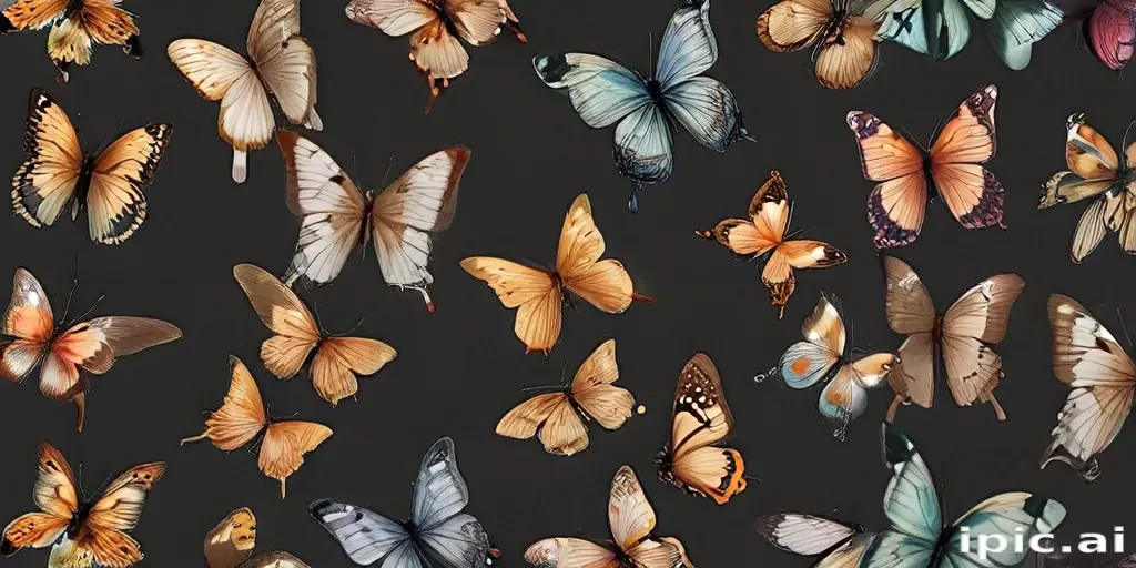 butterflies transparent background
