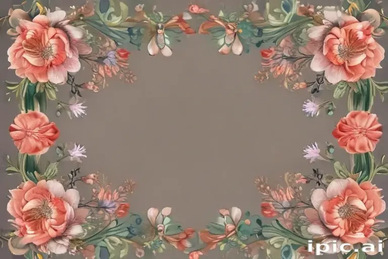 clipart borders flowers