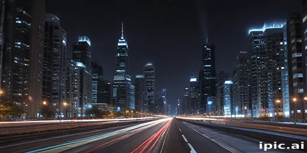 city lights background