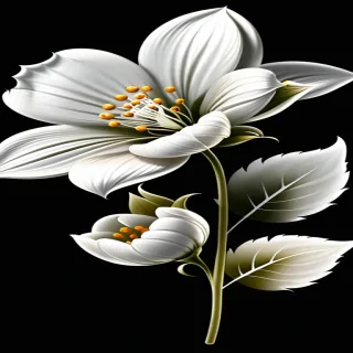 white flower png