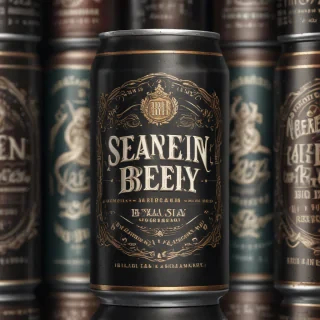 beer can mockup