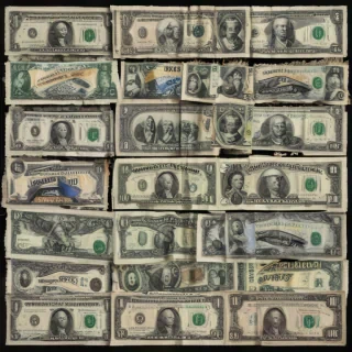 money with transparent background