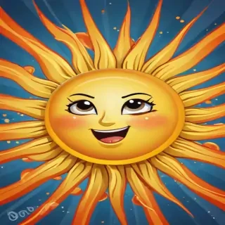 sun cartoon png