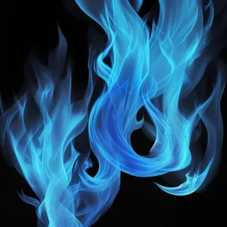 blue fire wallpaper