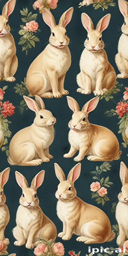 vintage bunnies