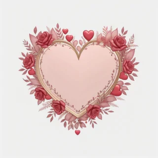 heart border png aesthetic