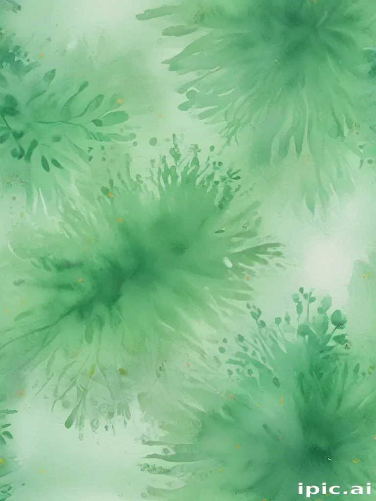 watercolor green background