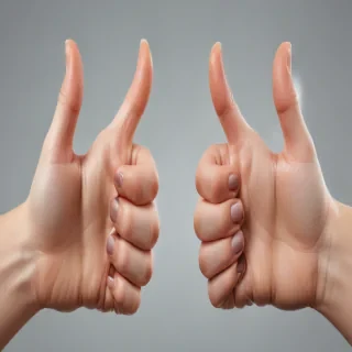 transparent thumbs up