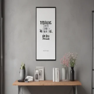 free wall art mockup