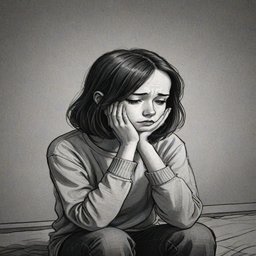 cartoon images of depression