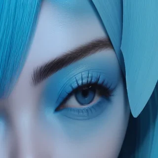 blue aesthetic photos