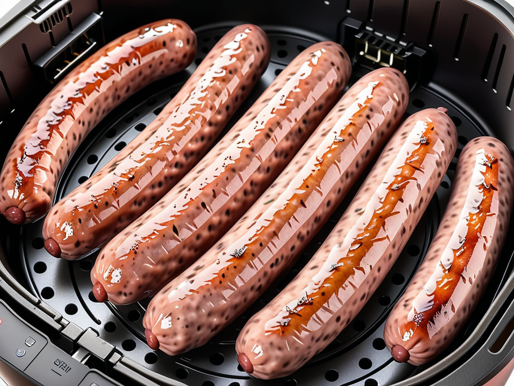 how long to cook frozen sausage in air fryer