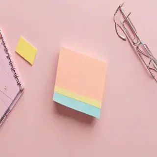 aesthetic cute sticky note png