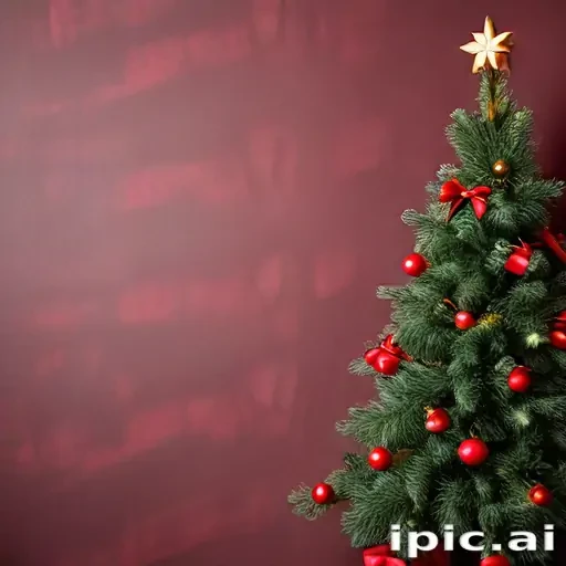 christmas background portrait