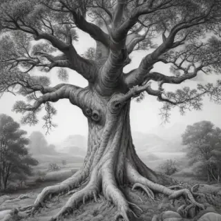 tree drawing images