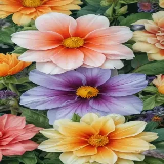 flower color drawings