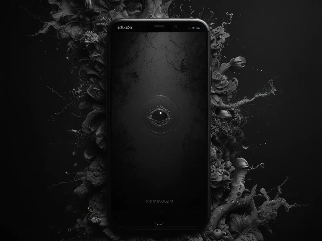 black phone wallpaper