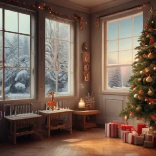 christmas aesthetic background