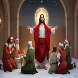 jesus at christmas images