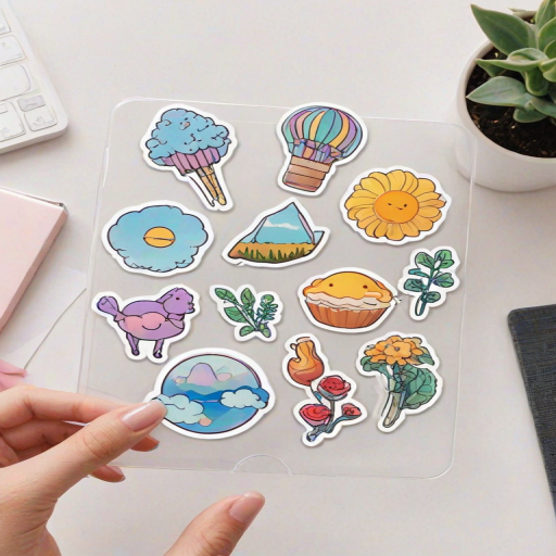 aesthetic transparent stickers