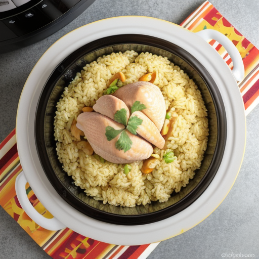 crock pot chicken yellow rice