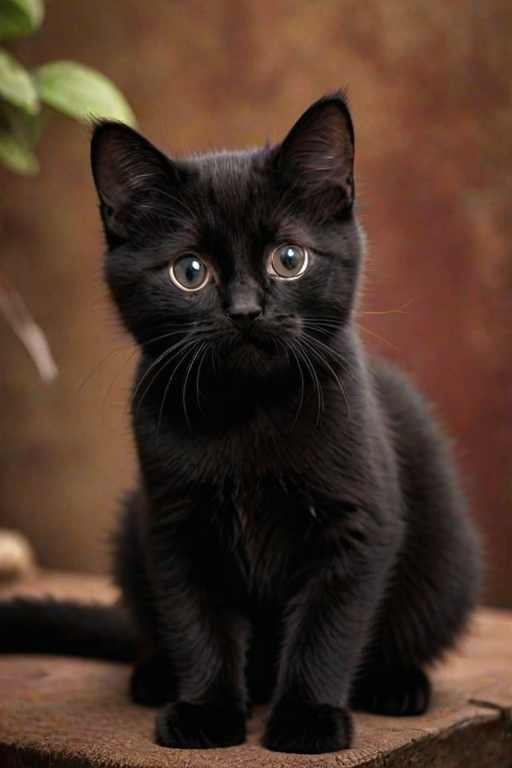 cute black cat wallpaper