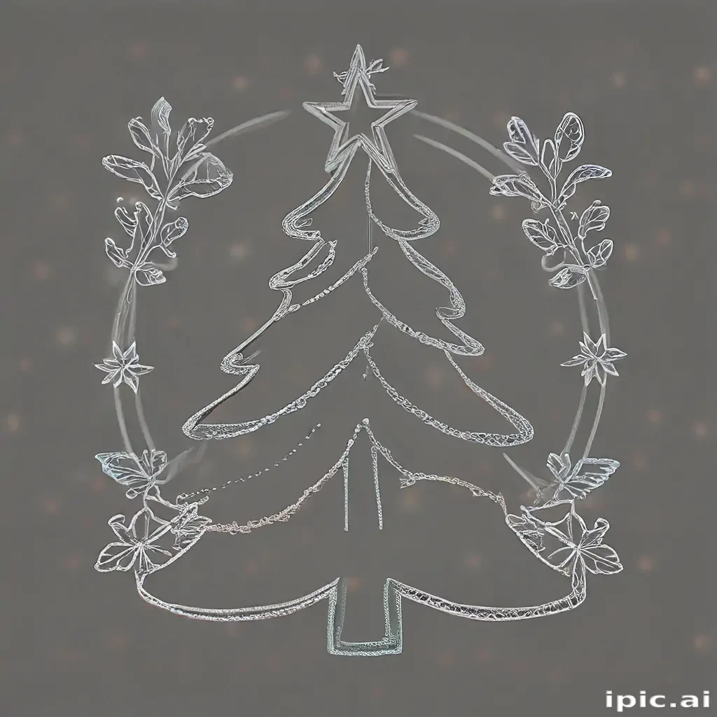 christmas outline
