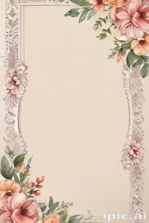floral page borders