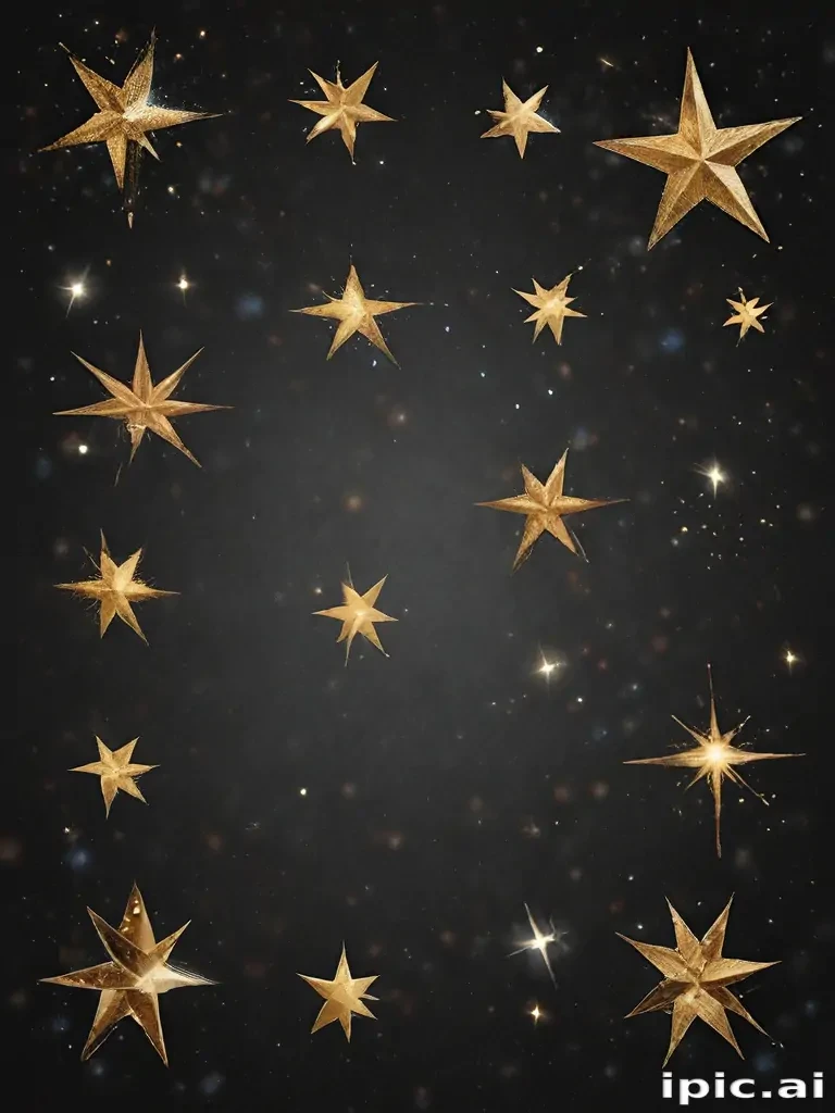 glittering stars png