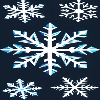 snowflake clipart with transparent background
