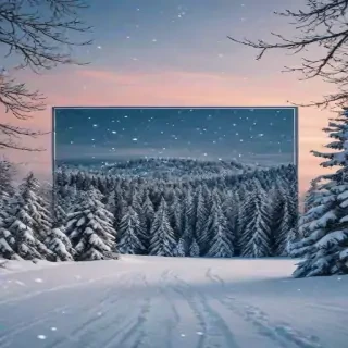 january background