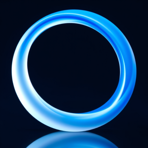create a smooth and vibrant infinity symbol with varying shades of blue and white on a transparent background, taken with a DSLR camera at f/4 aperture, ISO 100, 50mm lens, in a close-up view to enhance detail and clarity.