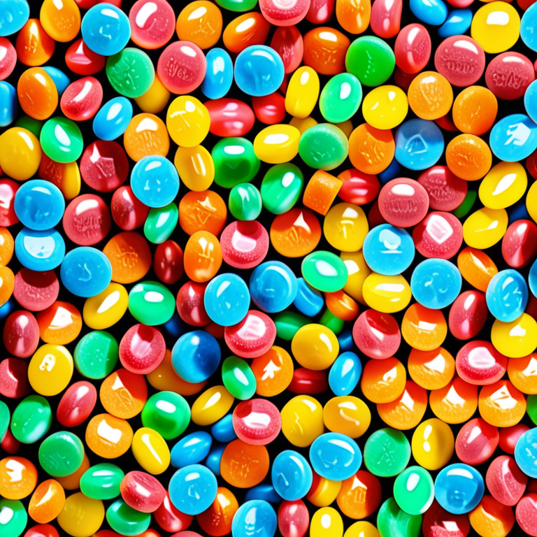 does freeze dried candy have less calories