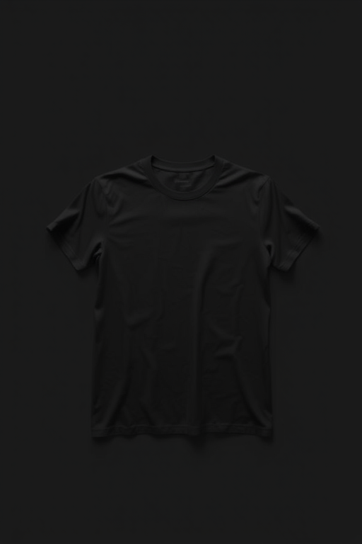black t shirt mockup free