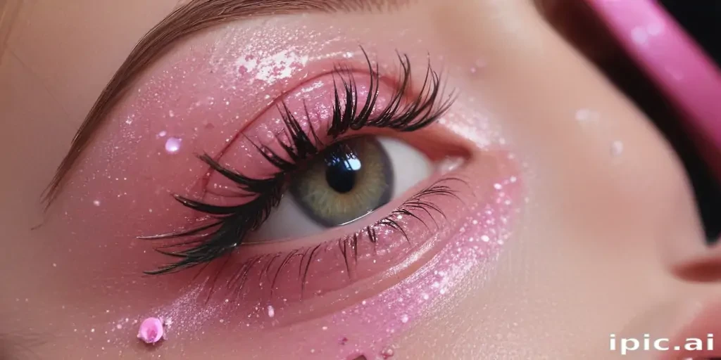 pink glitter aesthetic