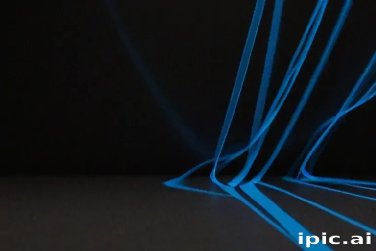 black background with blue
