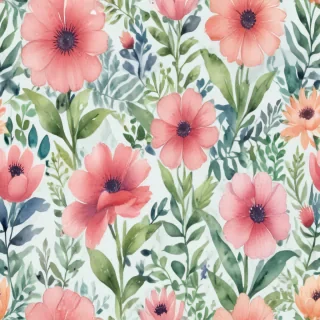 watercolor flower background