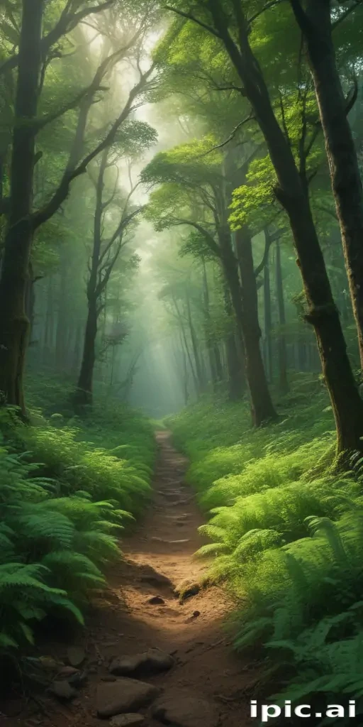 green forest aesthetic