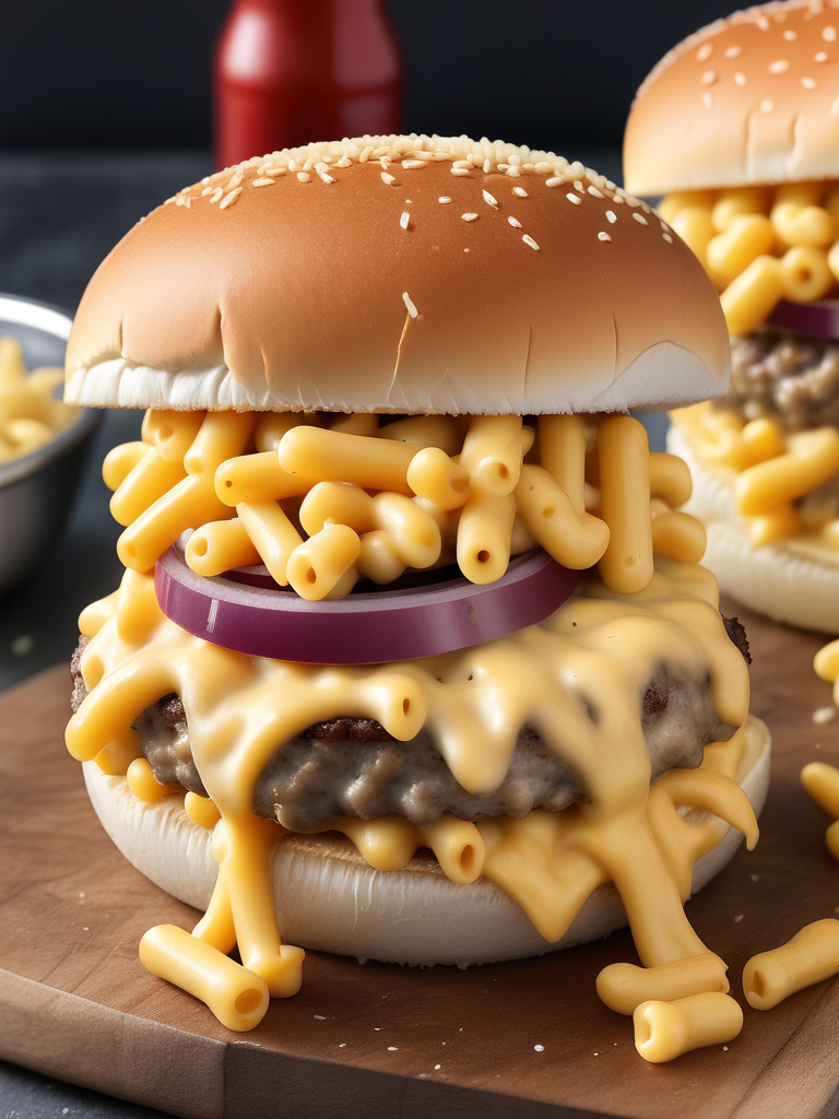 mac and cheese burger recipe