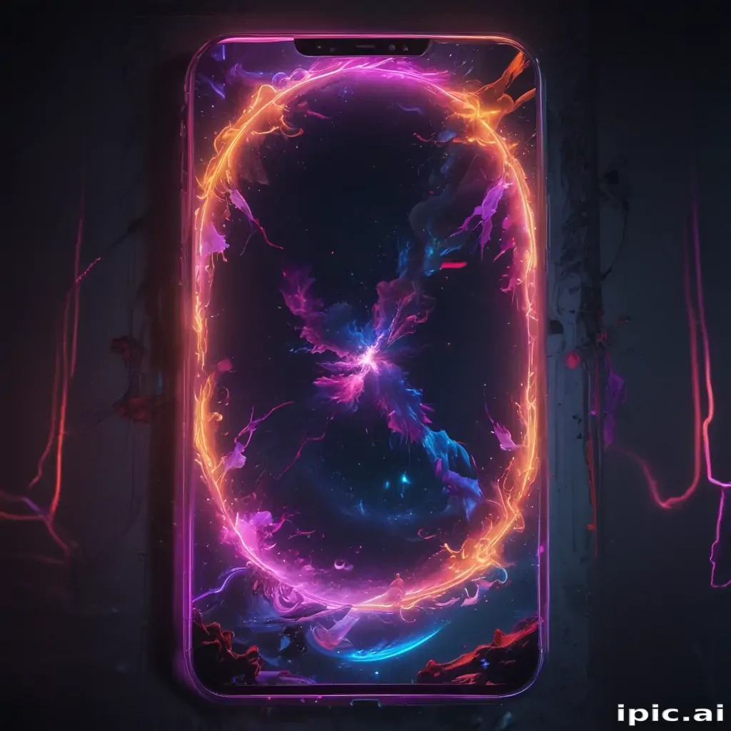 4k neon phone wallpaper