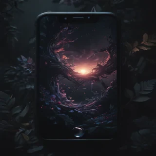 dark aesthetic iphone wallpaper