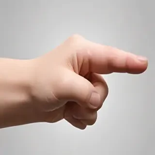 pointing finger png