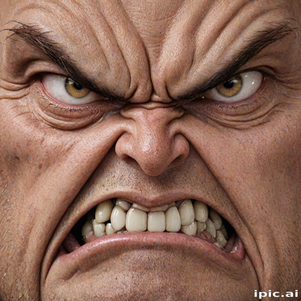 angry face