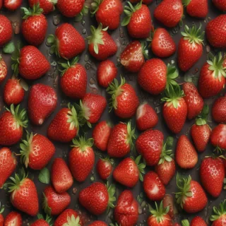strawberry background aesthetic