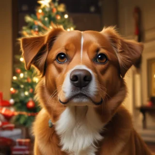 dog pictures christmas
