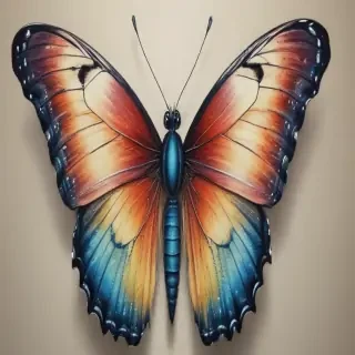 picture of a butterfly drawing