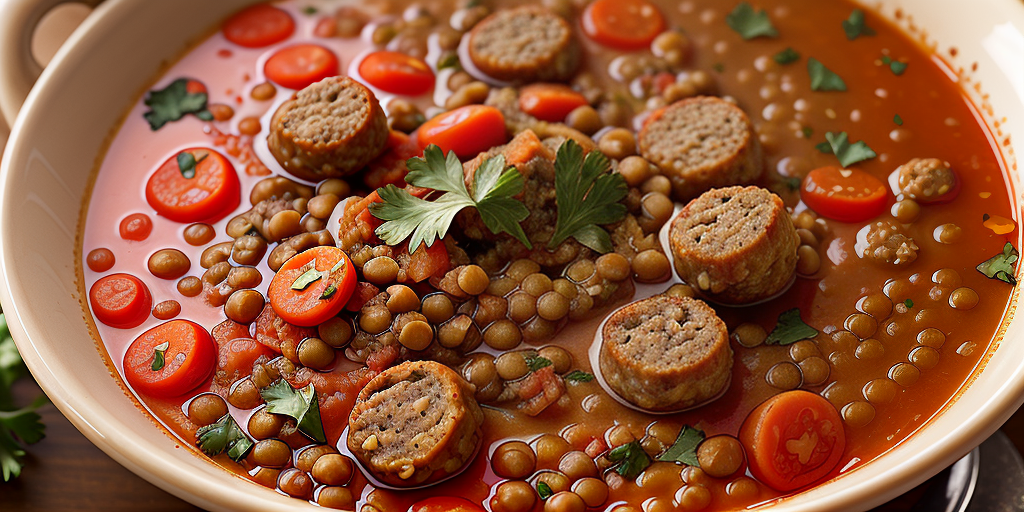 recipe for carrabba's lentil sausage soup