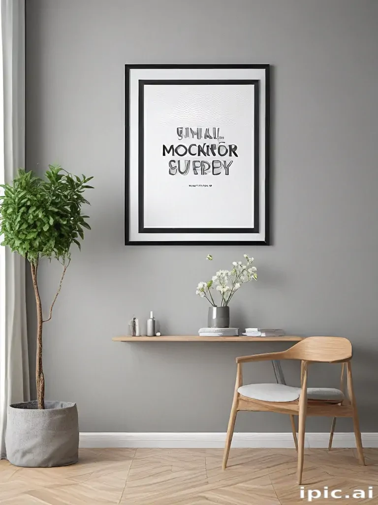 gallery wall mockup