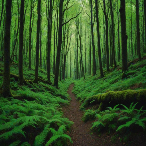 green forest aesthetic