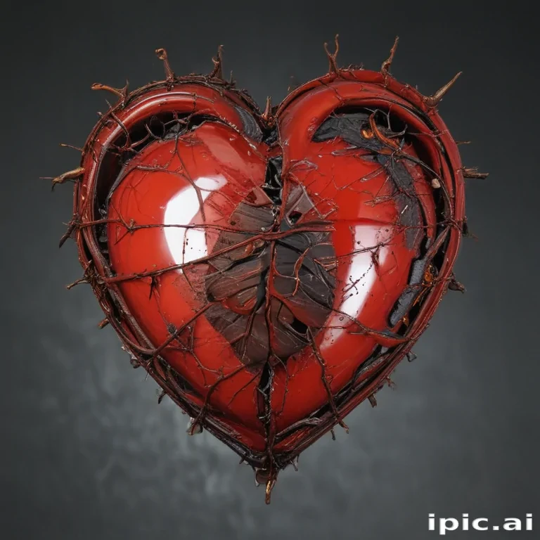 broken heart aesthetic
